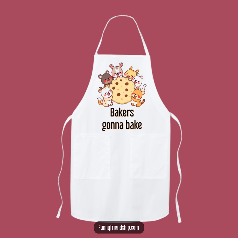 Funny Animal Cookie Party Apron: Cook with Joy and Share Sweet Moments