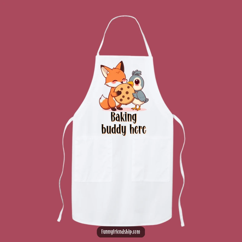 Funny Fox & Bird Cookie Apron: Bake with Friendship, A Hilarious Kitchen Funny Gift