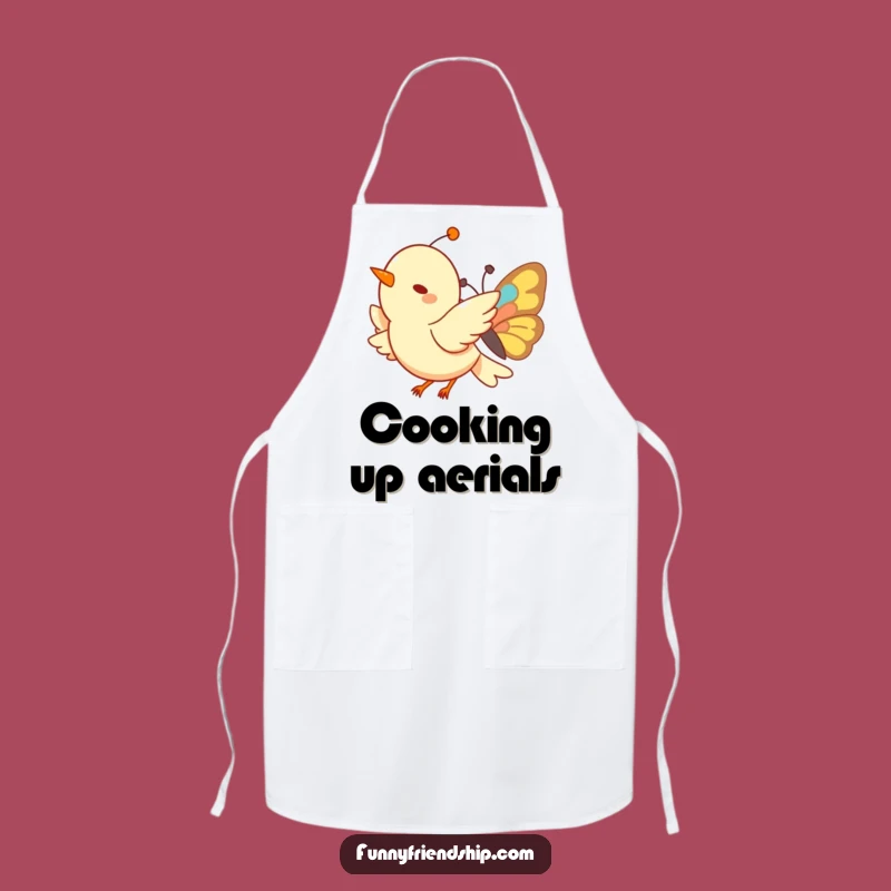 Funny Bird & Butterfly Apron: Cook with Joy, Protect & Delight - A Perfect Funny Gift