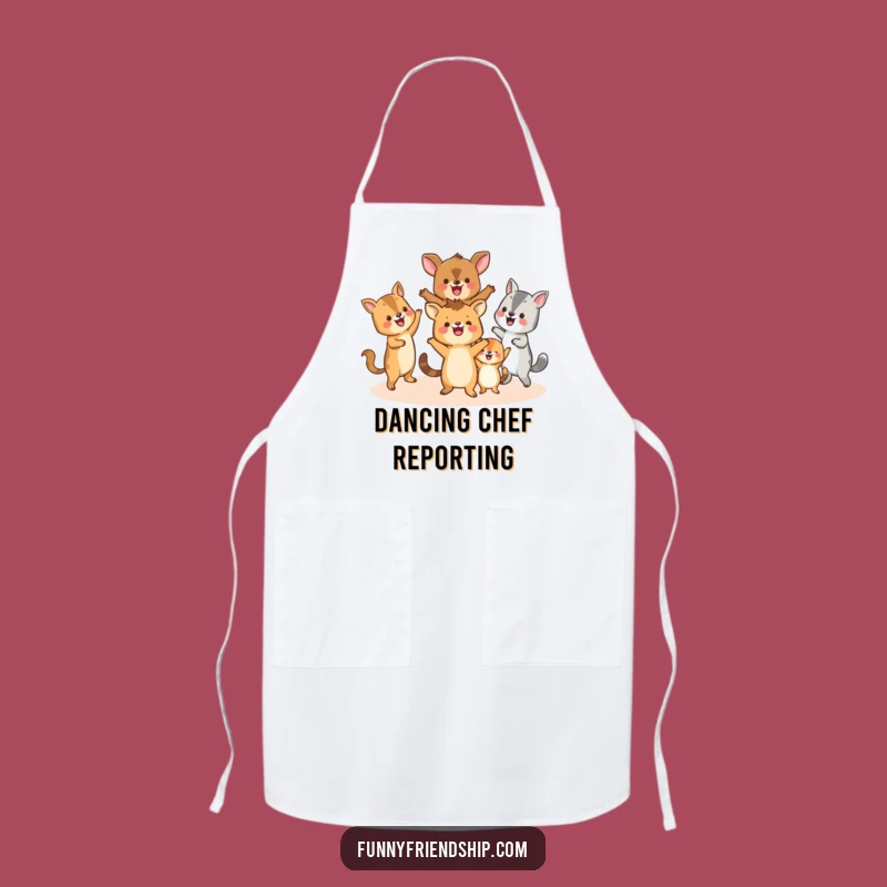 Funny Animal Dance Apron: Cook with Cheer, A Hilarious Kitchen Funny Gift
