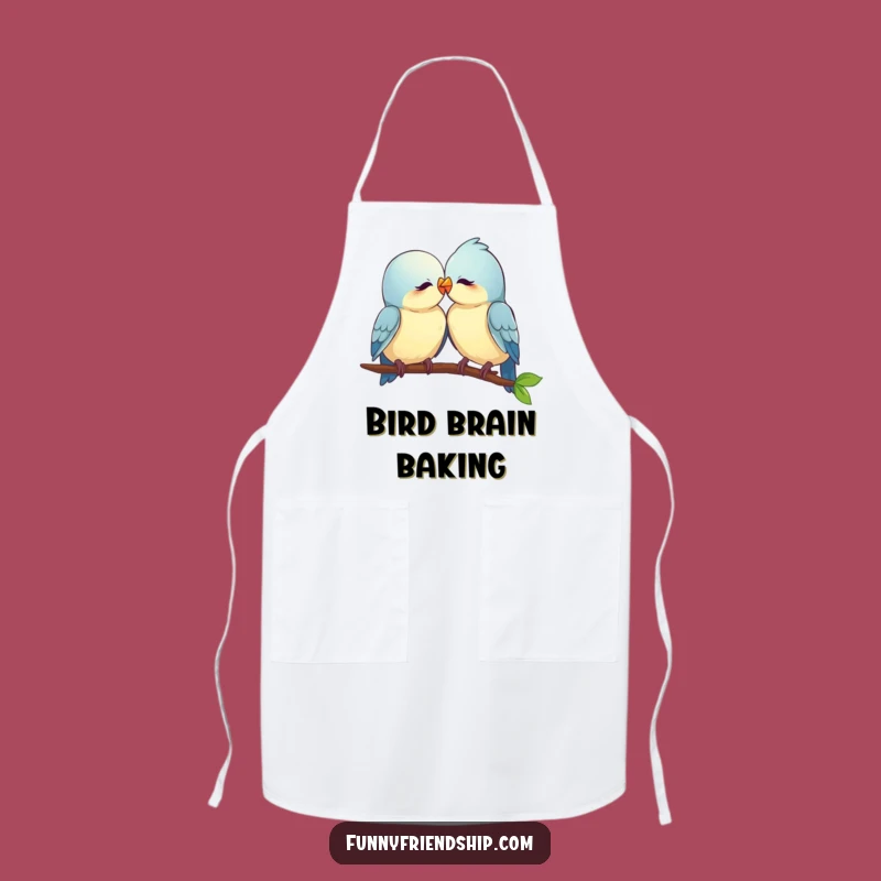 Funny Love Birds Kitchen Apron: Cook with Affection & Humor - A Sweet Funny Gift!