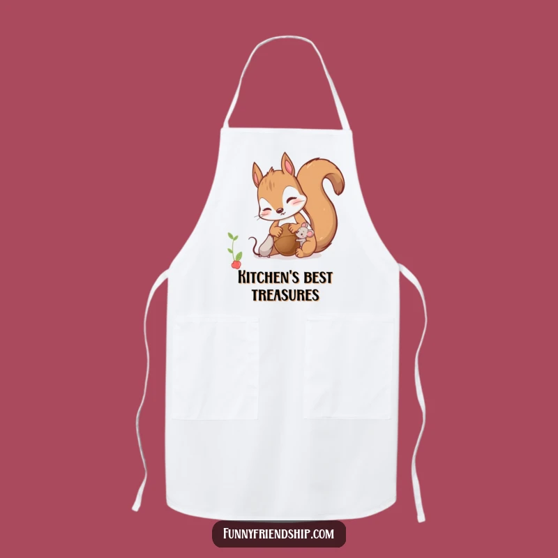 Funny Squirrel and Mouse Apron: Cook with Kindness and Charming Style