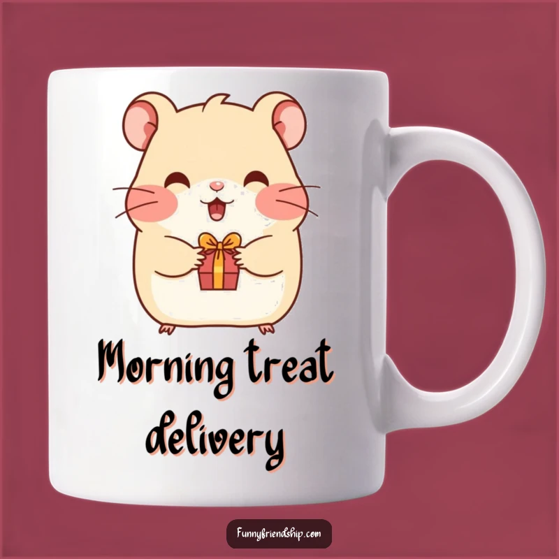 Funny Hamster Gift Mug: A Cheerful Friend's Hilarious Surprise for Any Occasion