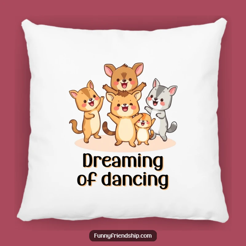 Funny Animal Dance Pillow: Cuddle Up with Celebration, The Ultimate Funny Gift