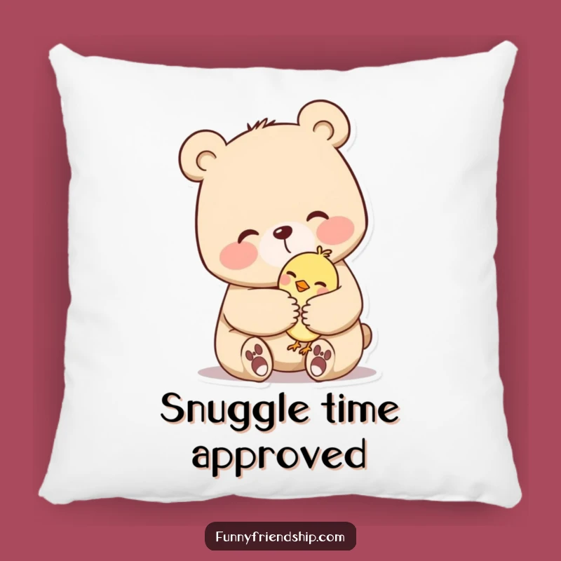 Funny Bear Hug Pillow: Cozy Comfort for a Perfect Gift