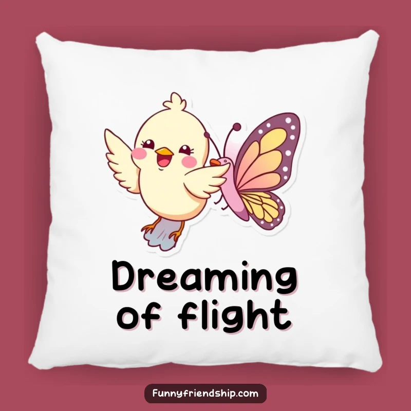 Funny Bird Butterfly Flight Pillow - Soft Flying Companions Cushion