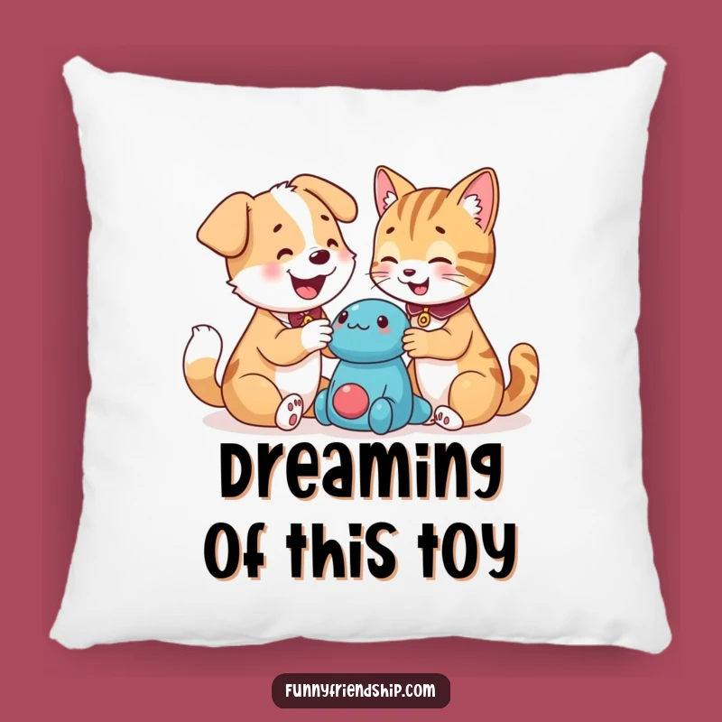 Funny Dog and Cat Hugging Pillow: Cozy and Hilarious Pet Lover Gift