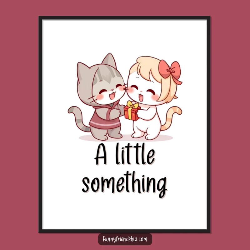 Funny Cat Gift Poster: Add Feline Charm to Your Walls