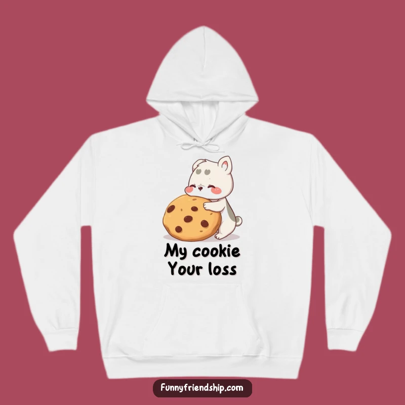 Cozy Funny Cookie Companions Hoodie: Warm Up with This Adorable and Funny Gift!