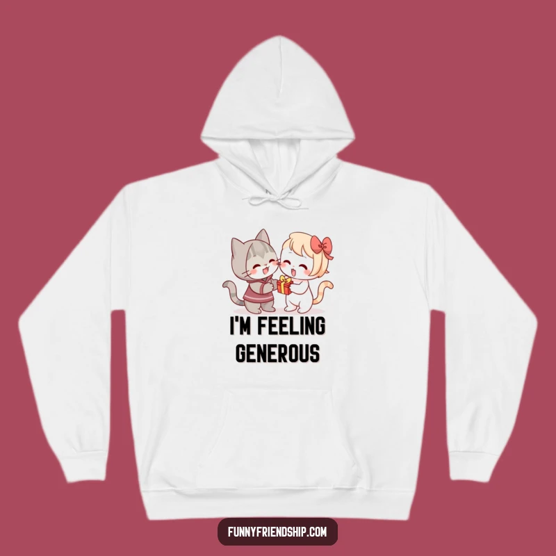 Funny Cat Gift Hoodie: Cozy Up with Cute Feline Vibes