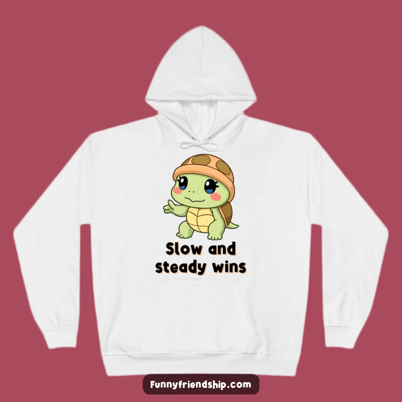 Funny Turtle Helping Hand Hoodie: Cozy Steady Support Sweatshirt, Best Funny Gift