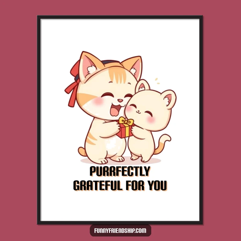 Funny Free Printable Wall Art Cat Gift Downloadable Decor, Add Whimsical Charm to Your Space