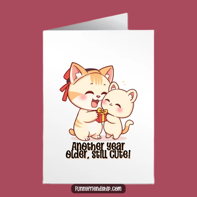 Free Printable Birthday Card Funny Cat Gift Downloadable, Perfect for a Purrfectly Hilarious Celebration