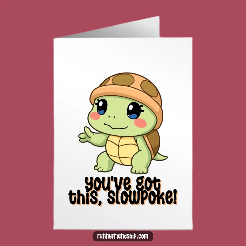 Free Printable Turtle Congratulations Card - Slow Help Downloadable Gift!