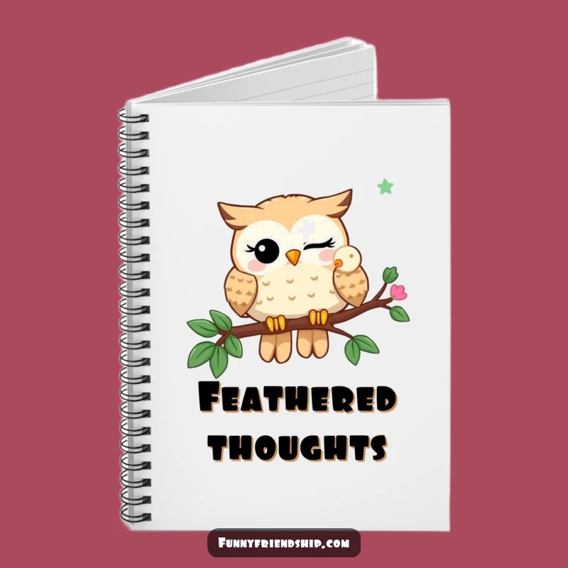 Funny Owl Buddies Notebook: Capture Wise Thoughts with Humorous Flair