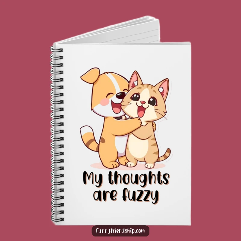 Funny Dog Cat Hug Notebook: Jot Down Notes with This Hilarious Pet Journal