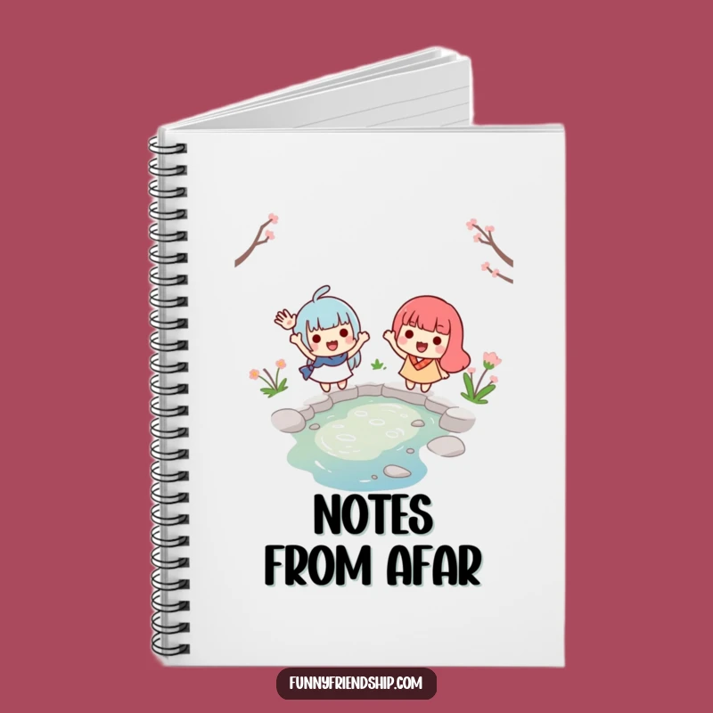 Funny Farewell Notebook: Waving Friends Journal, Perfect Gift