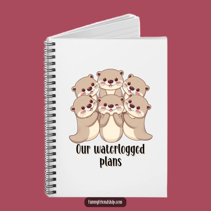 Funny Otter Circle Notebook: Jot Down Your Playful Ideas!