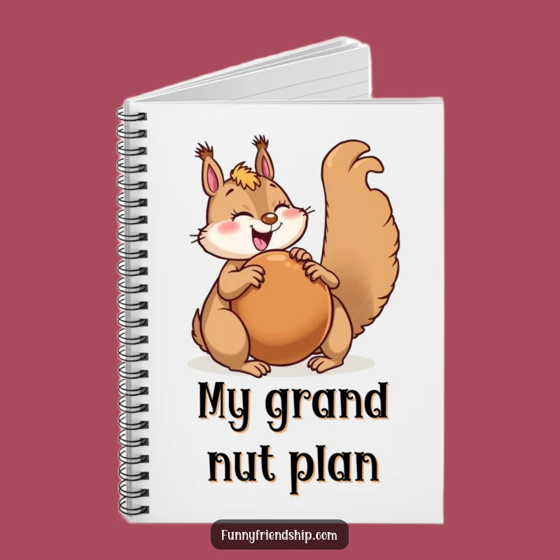 Funny Squirrel Sharing Notebook: Cute Journal for Generous Thoughts & Ideas