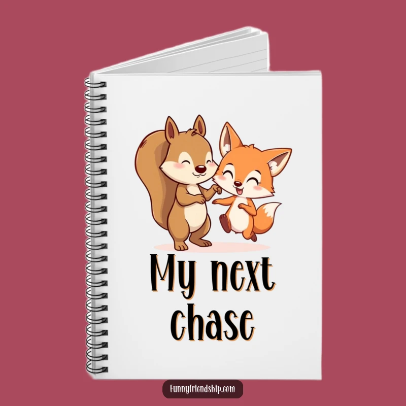 Funny Squirrel & Fox Tag Notebook: Woodland Journal Funny Gift