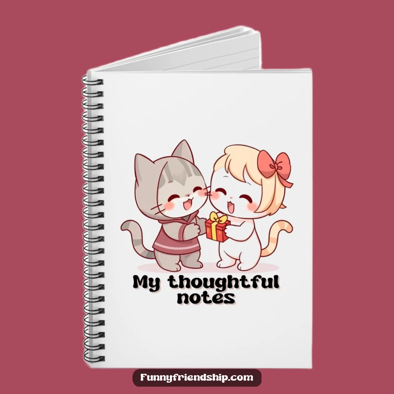 Funny Cat Gift Notebook: Jot Down Thoughtful Ideas