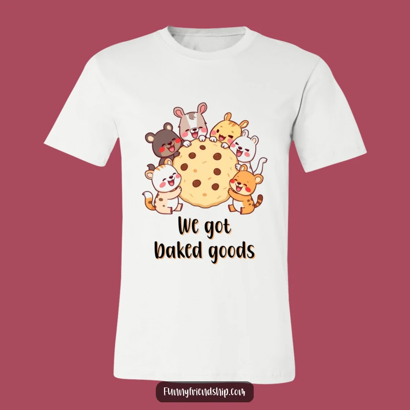 Funny Animal Cookie Party T-Shirt: Wear Your Love for Friends and Treats Today