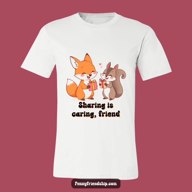 Funny Fox Squirrel Gift T-Shirt: Generosity Never Looked So Good!