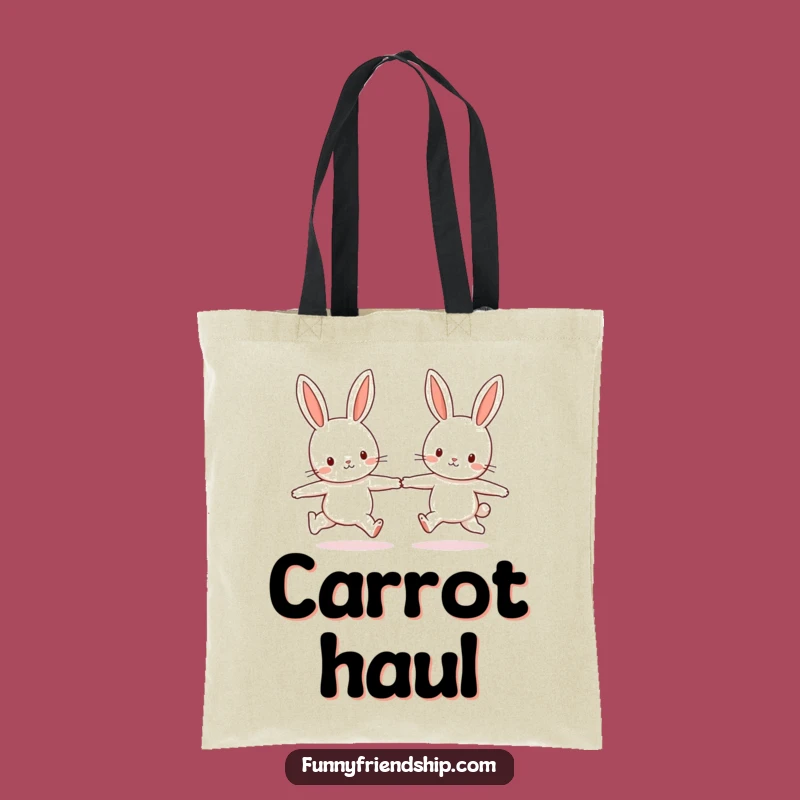 Funny Bunny Friends Tote Bag - Carry Your Joyful Essentials with Style!